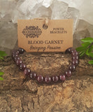 Power Bracelet - Garnet
