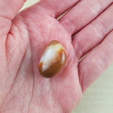 Libra Zodiac Card with Banded Agate Birthstone Crystal