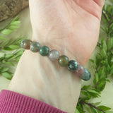 Power Bracelet - Moss Agate