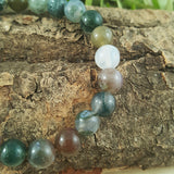 Power Bracelet - Moss Agate