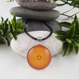 Golden Harmonic Mandala Pendant