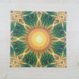 Solar Growth Mandala Art Print
