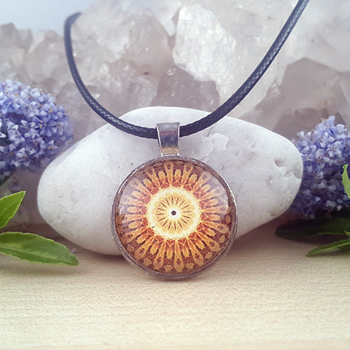 Alchemic Eye Mandala Pendant