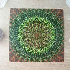 Earth Flower Mandala Art Print