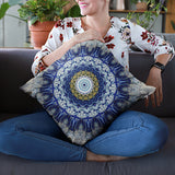 Flight of Swallows Mandala Pillow