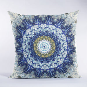 Flight of Swallows Mandala Pillow