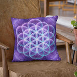 Flower of Life Sacred Geometry Pillow