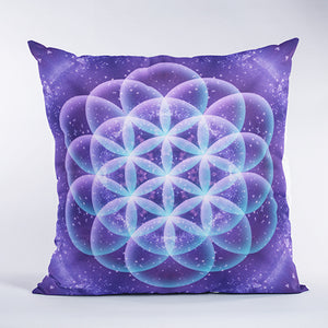 Flower of Life Sacred Geometry Pillow