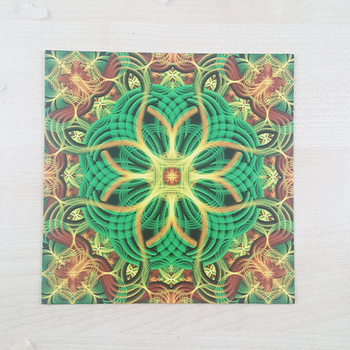Forest Heart Mandala Art Print