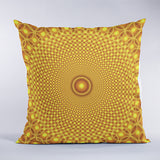 Golden Bracer Mandala Pillow