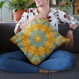 Heavens Flower Sacred Geometry Pillow