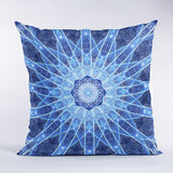 Ice Lotus Sacred Geometry Pillow