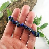 Crystal Chip Bracelet - Lapis Lazuli