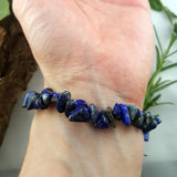 Crystal Chip Bracelet - Lapis Lazuli
