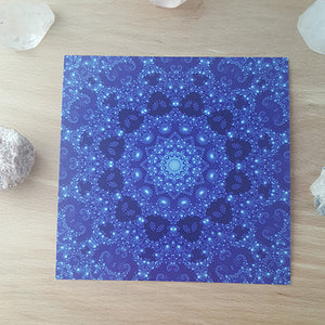 Ocean of Light Mandala Art Print