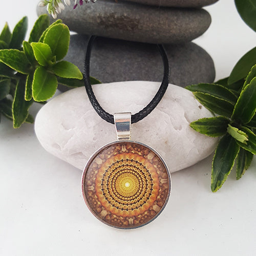 Rising Sun Mandala Pendant