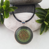 Earth Flower Mandala Pendant