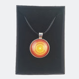 Golden Pulse Mandala Pendant
