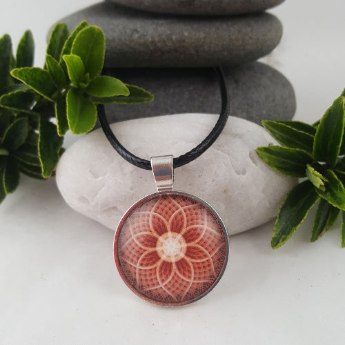 Trance Lotus Mandala Pendant
