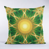 Solar Growth Sacred Geometry Pillow