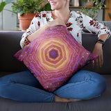 Star Gate Mandala Pillow