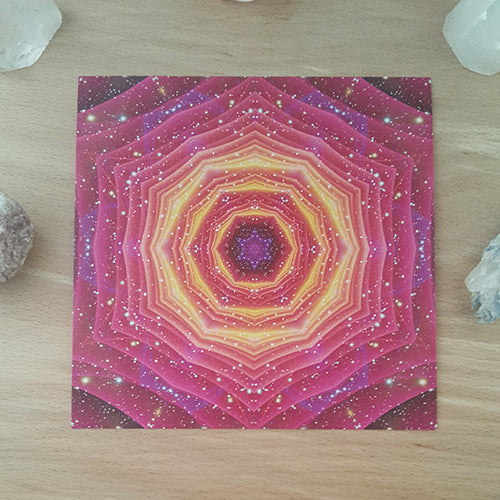 Star Gate Mandala Art Print
