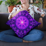 Velvet Star Mandala Pillow