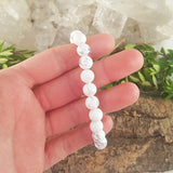 Power Bracelet - White Jasper