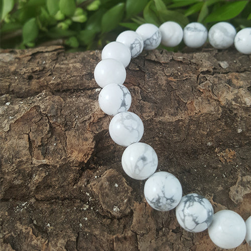 Power Bracelet - White Jasper